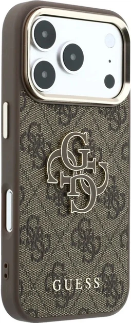 Etui Guess 4G & Big Resin Logo do Apple iPhone 18 Pro / 17 Pro Brown (3666339653668) - Zdjęcie 11 Etui Guess 4G & Big Resin Logo do Apple iPhone 18 Pro / 17 Pro Brown (3666339653668) - obraz 11