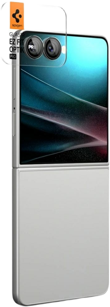 Захисне скло Spigen Optik Pro HD Glas.TR EZ FIT для Samsung Galaxy Z Flip7 Black 2 шт. (8800283304213) - зображення 6