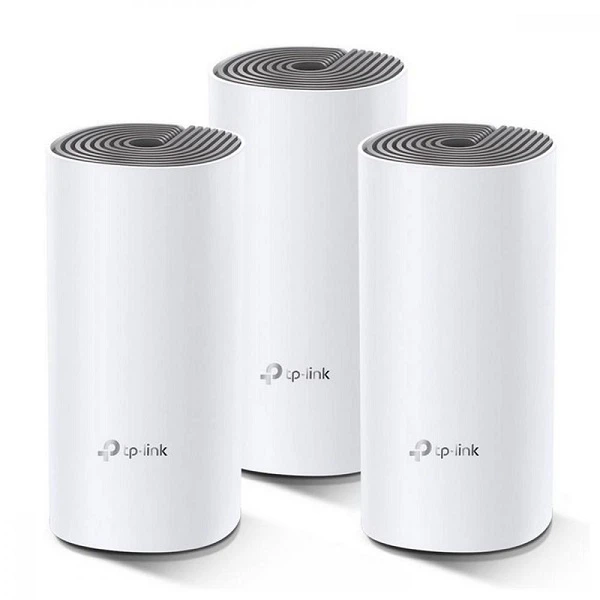 Система Mesh TP-Link DECO E4 (к-т: 3шт.) (AC1200 Домашня Mesh Wi-Fi система) - Фото 1 Система Mesh TP-Link DECO E4 (к-т: 3шт.) (AC1200 Домашня Mesh Wi-Fi система) - изображение 1