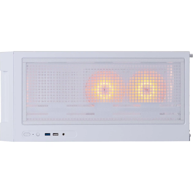 Корпус для ПК 1stPlayer AU6-WH-2FA7-14-W-2FA7R-W-1FA7-W Midi-Tower без БП MicroATX/Mini-ITX ARGB White - изображение 9