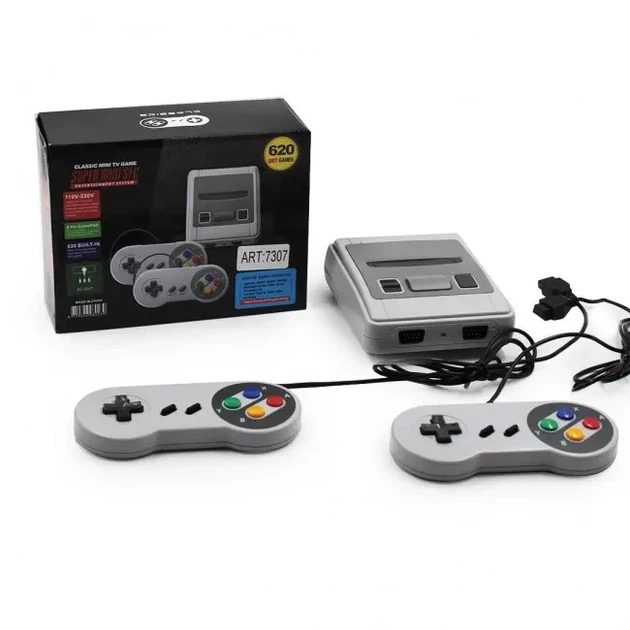 Игровая приставка 620 игр консоль PlayStation поддержка hd 2 джойстика - Фото 6 Игровая приставка 620 игр консоль PlayStation поддержка hd 2 джойстика - изображение 6