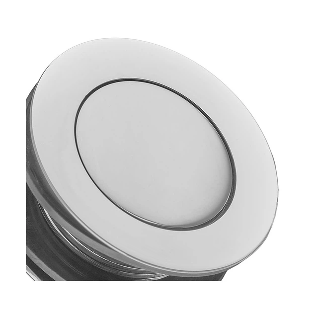 Донний клапан для ванни ZERIX BV-07 автоматичний (Click-Clack) (Колір хром) 1 1/2'' (ZX6024) - изображение 3