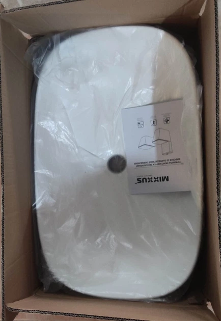 Раковина накладна MIXXUS PREMIUM BEVEL-0105 610х375х120mm (MP6524) - изображение 7