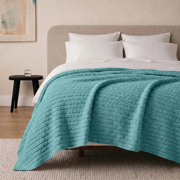 Плед Cosas Azure Knitted Braid 160х230 (4822052105733) - изображение 2