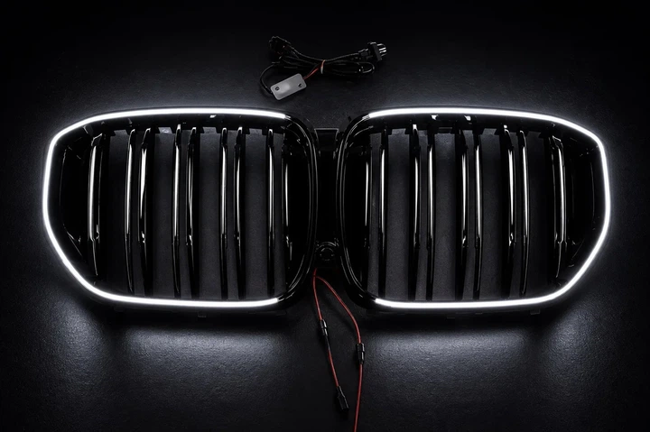 Ноздри решетка радиатора M-Look LED для BMW X5 G05 2023+ - Фото 3 Ноздри решетка радиатора M-Look LED для BMW X5 G05 2023+ - изображение 3