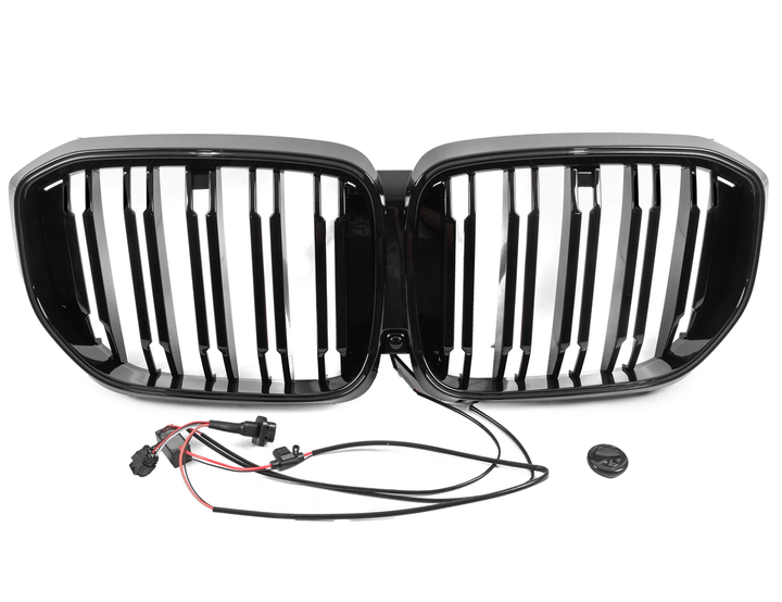 Ноздри решетка радиатора M-Look LED для BMW X5 G05 2023+ - Фото 6 Ноздри решетка радиатора M-Look LED для BMW X5 G05 2023+ - изображение 6
