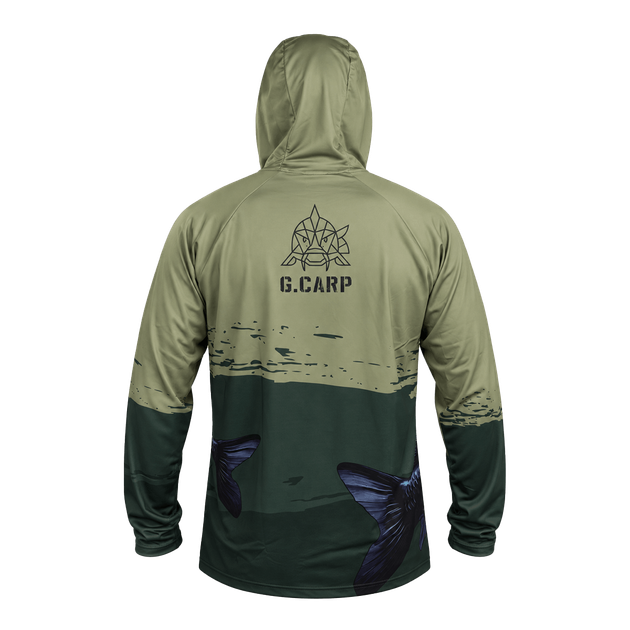 Джерси с капюшоном GC G.Carp Swamp Sun Hoodie XL - Фото 2 Джерси с капюшоном GC G.Carp Swamp Sun Hoodie XL - изображение 2