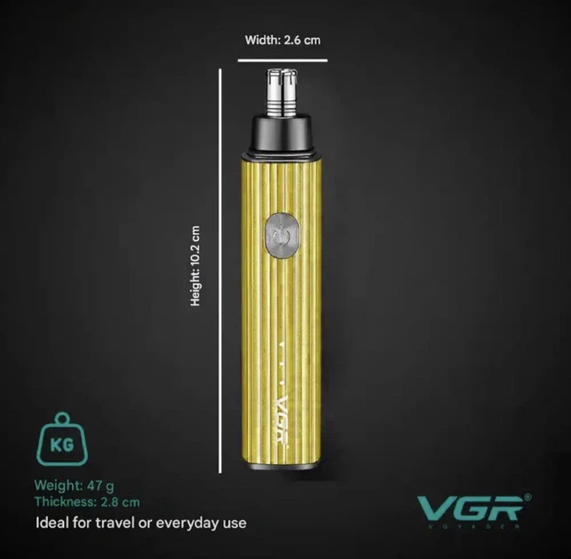 Тример акумуляторний для носа вух VGR V-629 - изображение 7