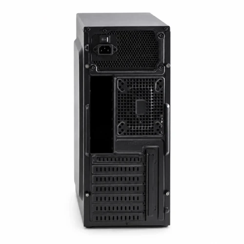 Корпус GTL T1636E1-U3 Black, БЖ 500W, Midi Tower, ATX / MicroATX / Mini ITX, 2xUSB 2.0, 1xUSB 3.0, CPU - 150мм/VGA - 300мм, 1x80мм PWM, 365x176x410 мм, 0.4 мм, 2.4 кг - зображення 3