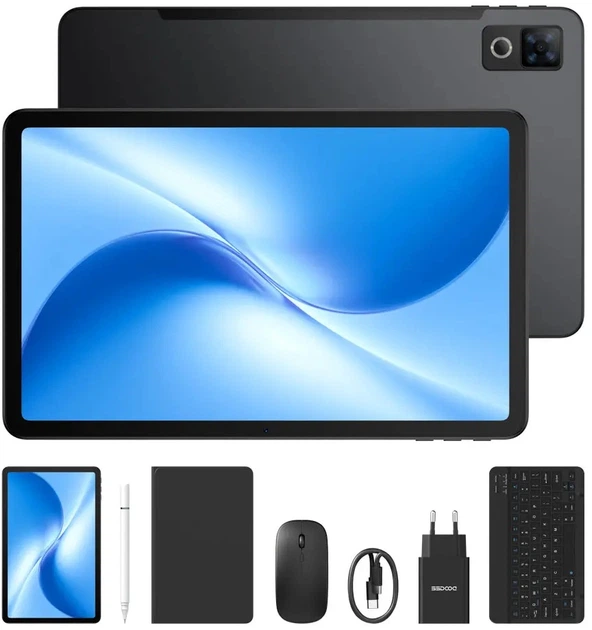 Планшет Doogee U12 VIP Edition 12'' IPS FHD+ 90Hz 6GB/128GB /T7255 / 13+8Мп/ 9000mAh WIFI Black - Фото 1 Планшет Doogee U12 VIP Edition 12'' IPS FHD+ 90Hz 6GB/128GB /T7255 / 13+8Мп/ 9000mAh WIFI Black - зображення 1