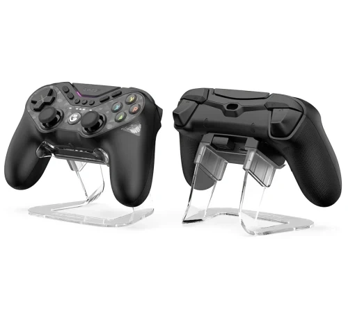 Геймпад GameSir Tarantula Pro (Charging Station Edition), Black, бездротовий (Bluetooth / USB 2.4GHz / Type-C), для ПК / Switch / Android / iOS / Steam, 25 кнопок / 2 аналогові стіки / D-Pad, вібрація, 3.5 мм, акумулятор 1200 mAh - Фото 6 Геймпад GameSir Tarantula Pro (Charging Station Edition), Black, бездротовий (Bluetooth / USB 2.4GHz / Type-C), для ПК / Switch / Android / iOS / Steam, 25 кнопок / 2 аналогові стіки / D-Pad, вібрація, 3.5 мм, акумулятор 1200 mAh - зображення 6