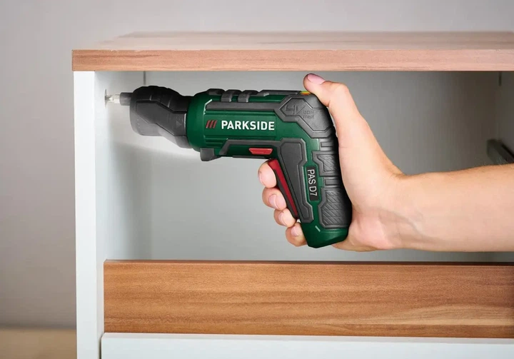 Професійна акумуляторна викрутка Parkside PAS 4 D7 4в1 (4 V, 1500 mAh, 10 Nm) - зображення 5