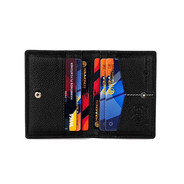 Мужской кожаный картхолдер Hammonds Flycatcher CC601 Black черный с RFID-защитой - Фото 2 Мужской кожаный картхолдер Hammonds Flycatcher CC601 Black черный с RFID-защитой - изображение 2
