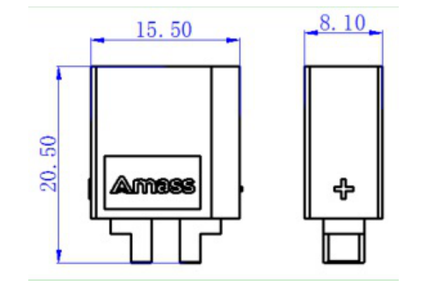Разъём питания Amass XT60W-M BLK силовой / герметичный / 2 pin папа / чёрный - Фото 2 Разъём питания Amass XT60W-M BLK силовой / герметичный / 2 pin папа / чёрный - изображение 2