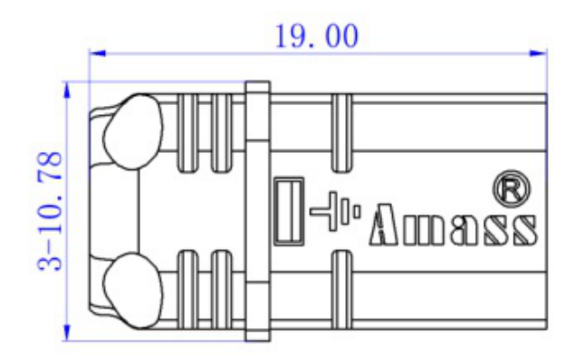 Разъём питания Amass MT30-M BLK силовой / 3 pin папа / чёрный - Фото 2 Разъём питания Amass MT30-M BLK силовой / 3 pin папа / чёрный - изображение 2