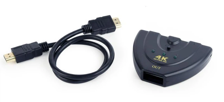 Перемикач HDMI сигналу, на 3 порти HDMI v. 1.4 (DSW-HDMI-35) - Фото 1 Перемикач HDMI сигналу, на 3 порти HDMI v. 1.4 (DSW-HDMI-35) - изображение 1