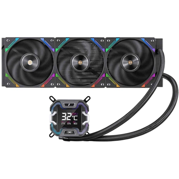 Система водяного охолодження 1stPlayer X-360E Black (X-360E-BK) - Фото 3 Система водяного охолодження 1stPlayer X-360E Black (X-360E-BK) - зображення 3