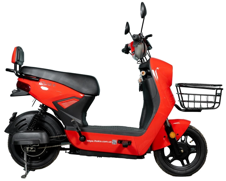 Электроскутер ATLAS Bird Red 500W - Фото 3 Электроскутер ATLAS Bird Red 500W - изображение 3