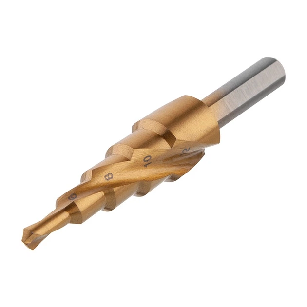 Свердло ступінчасте по металу спіральне 4-12 мм INTERTOOL SD-5833 - изображение 2