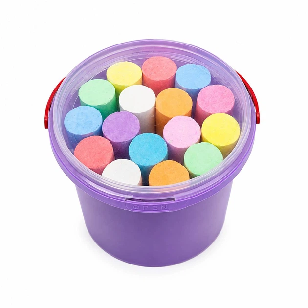 Крейда кольорова 16 шт Danko Toys KRD-01-01U кругла 7 кольорів - Фото 1 Крейда кольорова 16 шт Danko Toys KRD-01-01U кругла 7 кольорів - изображение 1