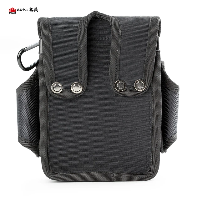 Поясна сумка Takagi Samurai Black SRB-02 чорна 4 кишені - зображення 7