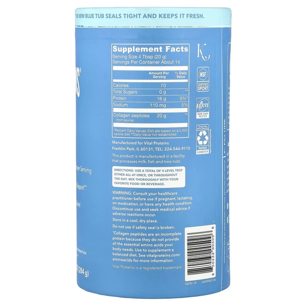 Пептиди колагену Collagen Peptides 284 g ( Unflavored ) - зображення 2