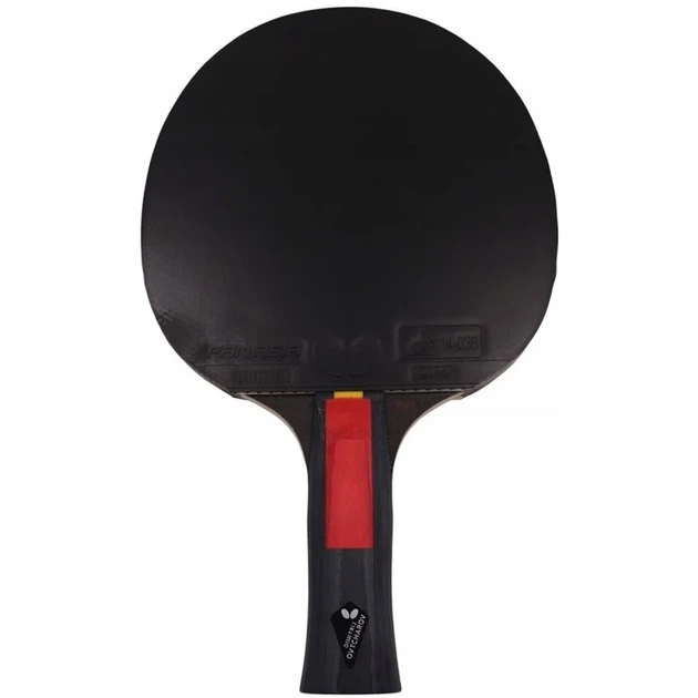Ракетка для настільного тенісу Butterfly Ovtcharov Ruby 85227 2 мм 90/90/95 Ергономічна ручка - Фото 7 Ракетка для настільного тенісу Butterfly Ovtcharov Ruby 85227 2 мм 90/90/95 Ергономічна ручка - зображення 7