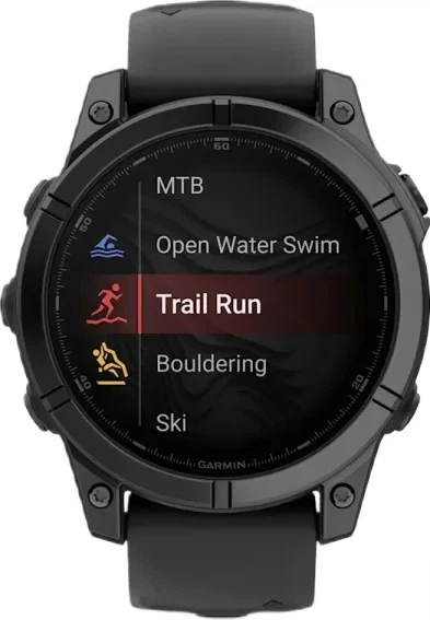 Смарт-годинник Garmin Fenix E 47mm AMOLED Slate Gray Steel with Black Silicone Band (010-03025-03/01) - изображение 6