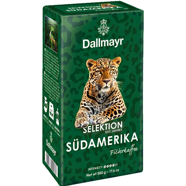 Кофе молотый Dallmayr Crema d'Oro South America 500 г - Фото 2 Кофе молотый Dallmayr Crema d'Oro South America 500 г - изображение 2
