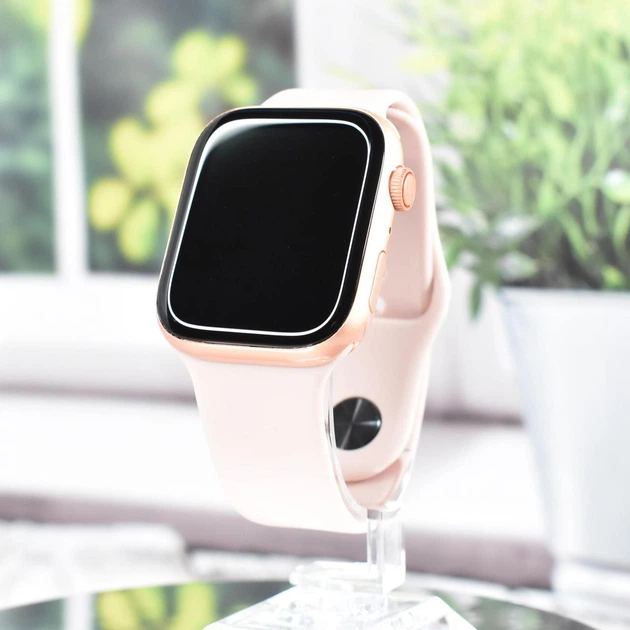 Смарт-часы T800 Pro Max Smart Watch 8 с беспроводной зарядкой розовые - изображение 2
