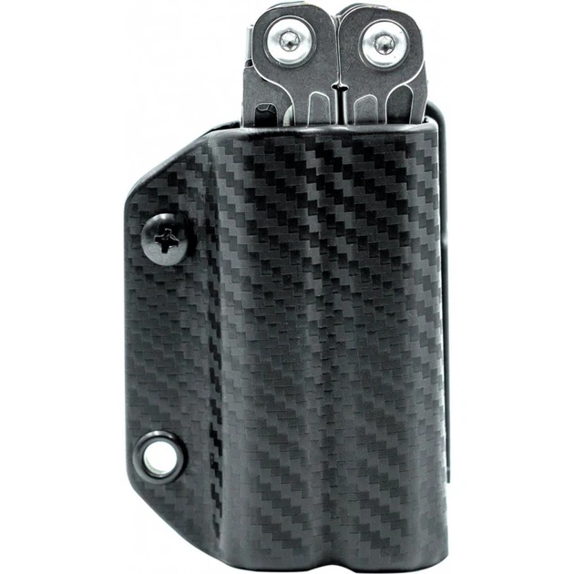 Чохол для мультитула Clip&Carry для Leatherman Wingman, Sidekick, Rebar, Rev (LWING-CF-BLK) - Фото 1 Чохол для мультитула Clip&Carry для Leatherman Wingman, Sidekick, Rebar, Rev (LWING-CF-BLK) - изображение 1