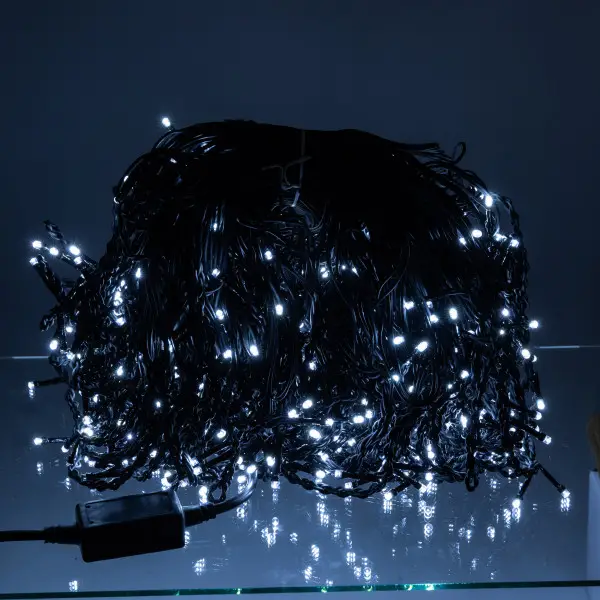 Уличная гирлянда Бахрома 50 м 840 LED черный провод Белый 50MBW - изображение 4