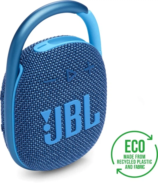 Акустична система, портативна колонка JBL Clip 4 Eco Blue (JBLCLIP466ECOBLU) Limited - зображення 2