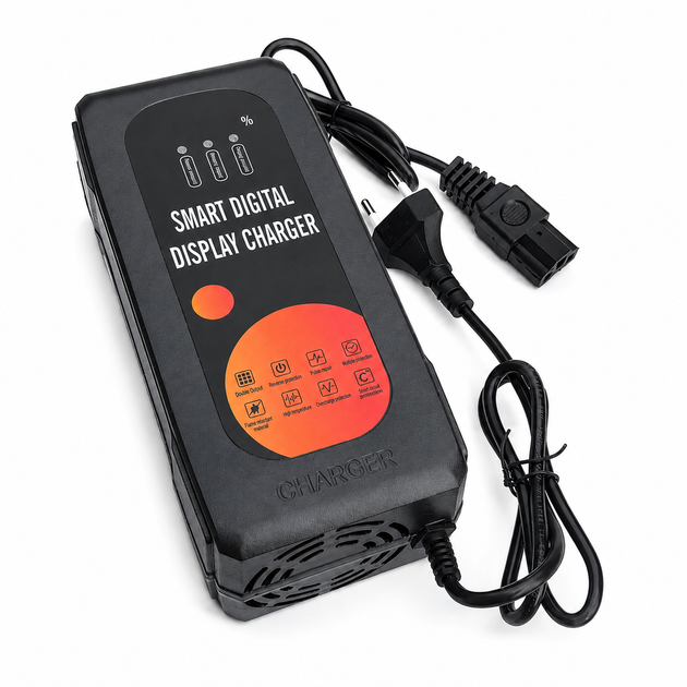 72V 20AH LCD AGM 6 батарей Зарядное для электроскутера - изображение 2