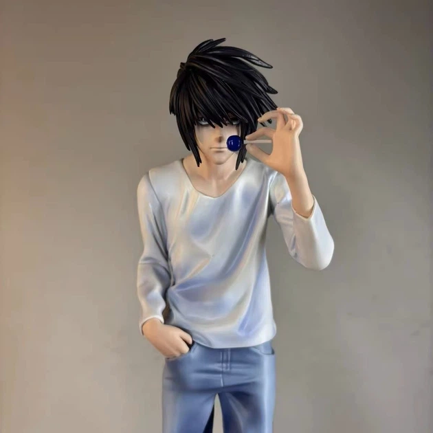 Фігурка Ел (Л) з аніме Зошит Смерті на підставці - L Death Note, 30 см - Фото 3 Фігурка Ел (Л) з аніме Зошит Смерті на підставці - L Death Note, 30 см - зображення 3
