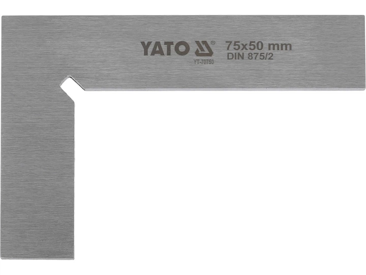 Угольник слесарный 90° 75 х 50 мм YATO (YT-70750) - Фото 1 Угольник слесарный 90° 75 х 50 мм YATO (YT-70750) - изображение 1