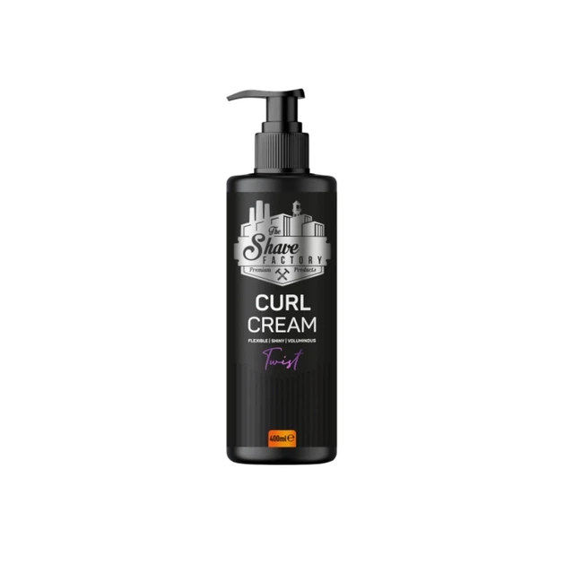 Крем для приборкання кучерявого волосся The Shave Factory Curl Cream Twist 400ml - Фото 1 Крем для приборкання кучерявого волосся The Shave Factory Curl Cream Twist 400ml - изображение 1