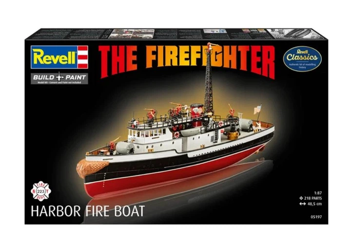 Збірна модель 1:87 американський пожежний катер The Firefighter Revell 05197 - зображення 9