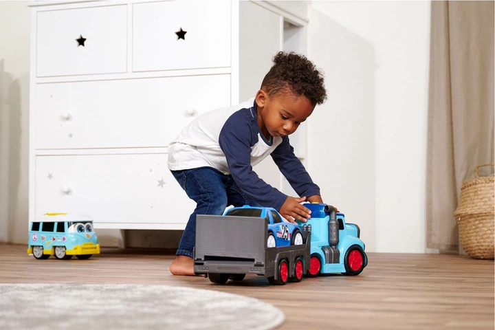 Ciężarówka Dickie Toys ABC Teddy z przyczepą i samochodzikiem 60 cm 203819011 (4006333074691) - obraz 14