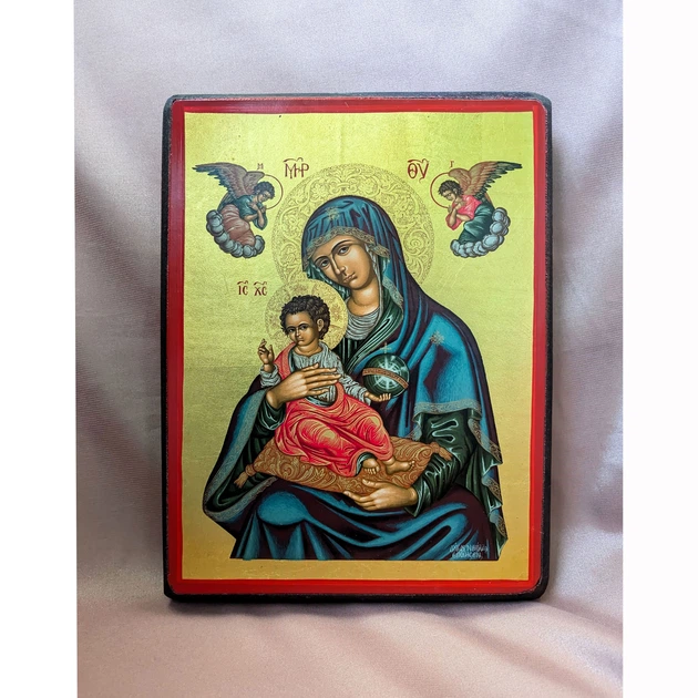 Писана Корфська ікона Пресвятої Богородиці (Керкіра) 19×26 см - Фото 1 Писана Корфська ікона Пресвятої Богородиці (Керкіра) 19×26 см - зображення 1