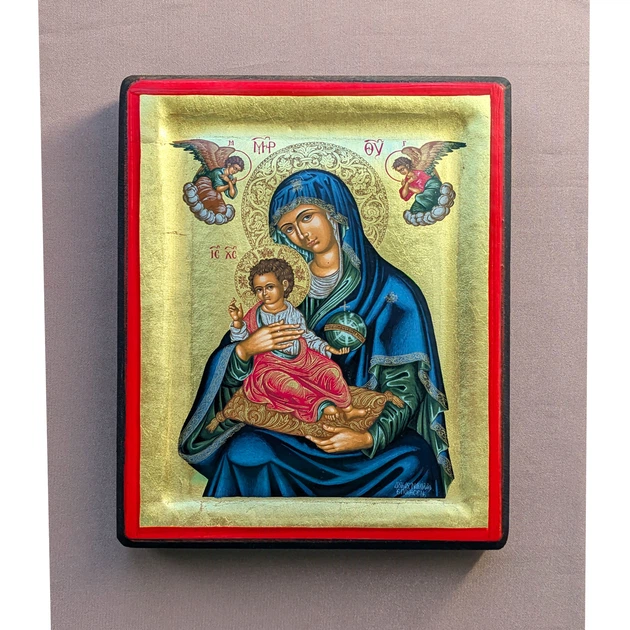 Писана Корфська ікона Божої Матері (Керкіра) 16×20 см - Фото 2 Писана Корфська ікона Божої Матері (Керкіра) 16×20 см - зображення 2