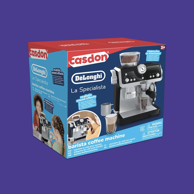 Игрушечная кофеварка Casdon De'Longhi 77052 Эспрессо-машинка для детей Delonghi - изображение 12