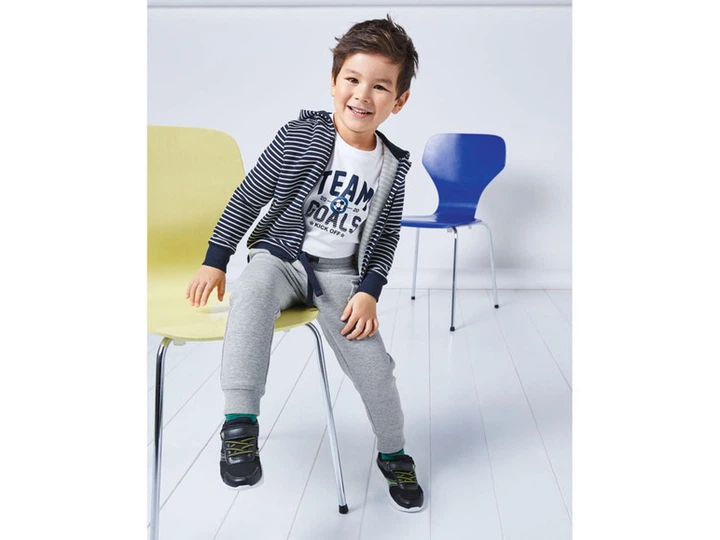 Спортивные штаны с начесом для мальчика Lupilu LIDL 369966 098-104 см (2-4 years) Серый - изображение 2