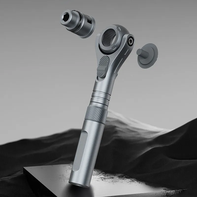 Викрутка з комплектом біт Xiaomi Duke RS2 ratchet screwdriver set gray (RS2) - зображення 6