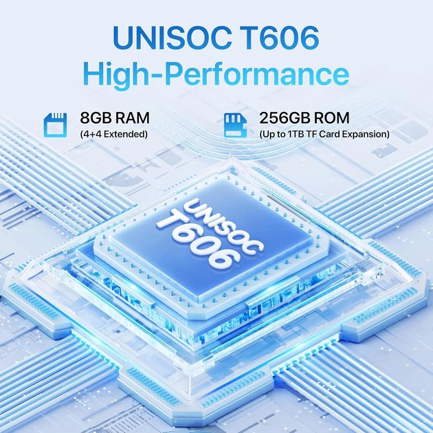 Планшет 11'' UMIDIGI G9 Tab 4+4/256Gb 4G 2 SIM 8-ядер Android 14 7200 mAh Сірий (102332106) b1 - Б/В - зображення 4