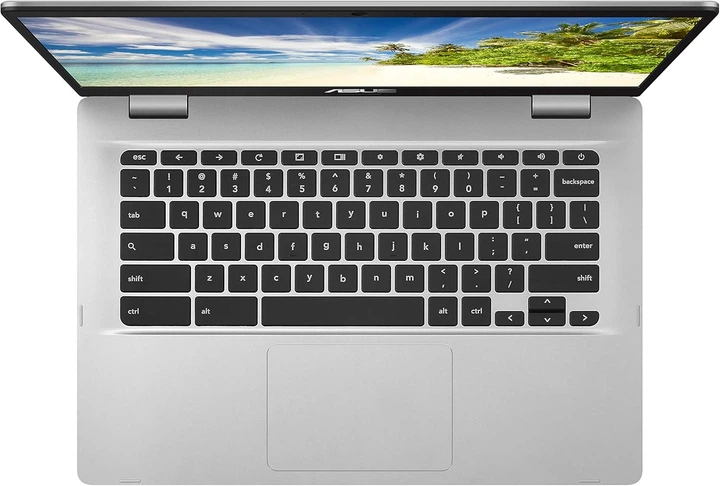Сенсорный ноутбук 14" ASUS Chromebook C423NA (C423NA-EC0314) Intel Pentium N4200 RAM 4GB eMMC 64GB Chrome OS (UKR) (102276326) - Уценка - Фото 2 Сенсорный ноутбук 14" ASUS Chromebook C423NA (C423NA-EC0314) Intel Pentium N4200 RAM 4GB eMMC 64GB Chrome OS (UKR) (102276326) - Уценка - изображение 2