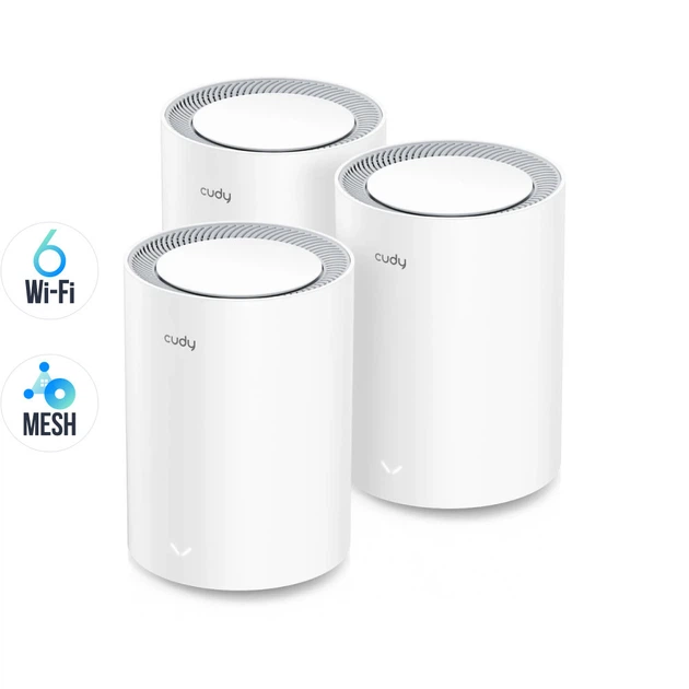 Mesh-система Cudy M1800 Wi-Fi 6 (3-Pack) - Фото 1 Mesh-система Cudy M1800 Wi-Fi 6 (3-Pack) - изображение 1