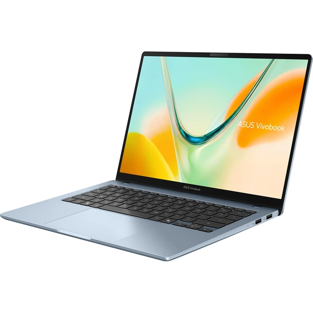 Ноутбук ASUS Vivobook S14 S5408QA-TM280W, Snapdragon X X1-26-101 до 2.97 ГГц, 14" WUXGA, 8 ГБ, SSD 256 ГБ, відеокарта Qualcomm Adreno, Windows 11 Home - Фото 4 Ноутбук ASUS Vivobook S14 S5408QA-TM280W, Snapdragon X X1-26-101 до 2.97 ГГц, 14" WUXGA, 8 ГБ, SSD 256 ГБ, відеокарта Qualcomm Adreno, Windows 11 Home - зображення 4