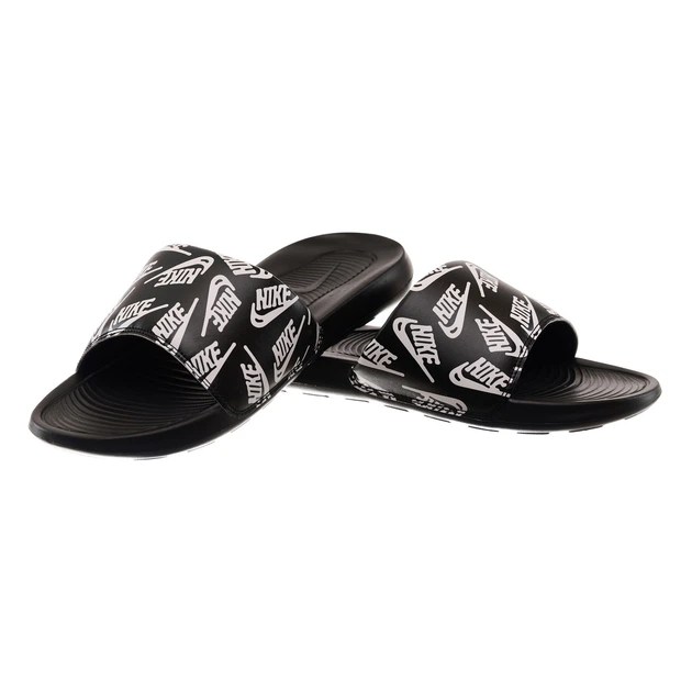 Тапочки мужские Nike Victori One Slide Pri 46 Черно-белый CN9678-008 - изображение 10