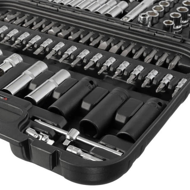 Набір інструментів 1/2 "& 1/4" 111 од., Cr-V STORM INTERTOOL ET-8111 - зображення 7